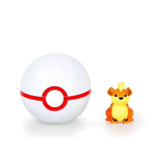 Pok&eacute;mon Clip 'N' Carry Pok&eacute; Ball & Growlithe Set | Includes Ball & 2" Growlithe Figure {1}