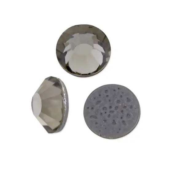 Preciosa Crystal VIVA12 Hotfix Rhinestone 3mm (SS12) Black Diamond (Package of 50) {1}