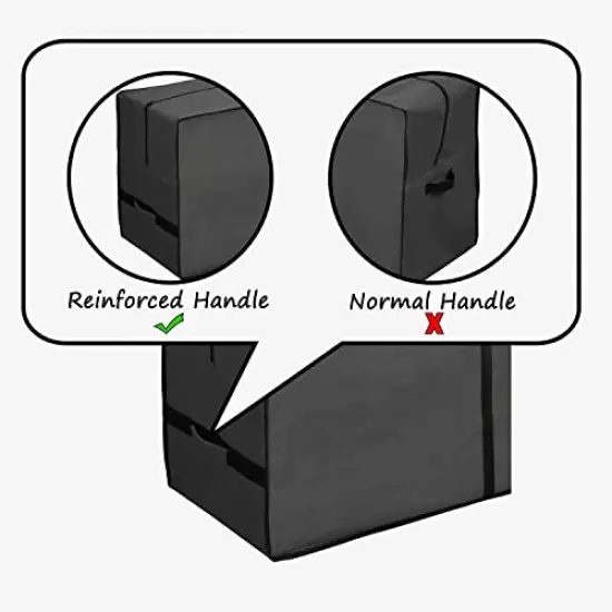 Christmas Tree Storage Bag, Waterproof Christmas Tree Storage, Fits Up to 7.5 ft Tall Artificial Disassembled Trees,Extra Large Heavy Duty Storage Container with Handles&nbsp;&nbsp; (Grey, 47"x15"x20) {6}