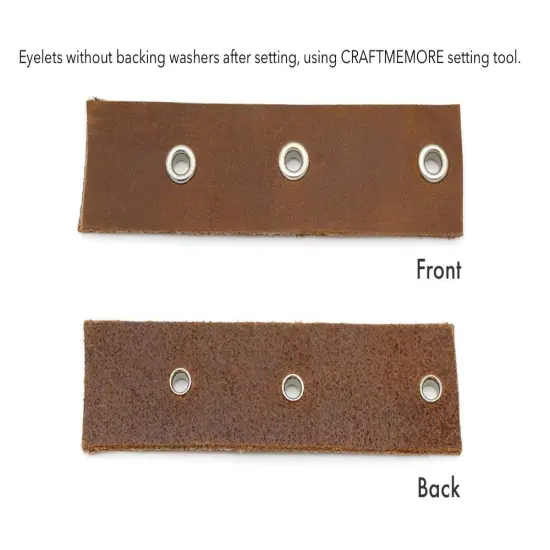 200 Pieces 1/8 Inch ID Grommets Eyelets 3MM Hole Self Backing Eyelet for Bead Cores, Clothes, Leather, Canvas (Gold) {6}