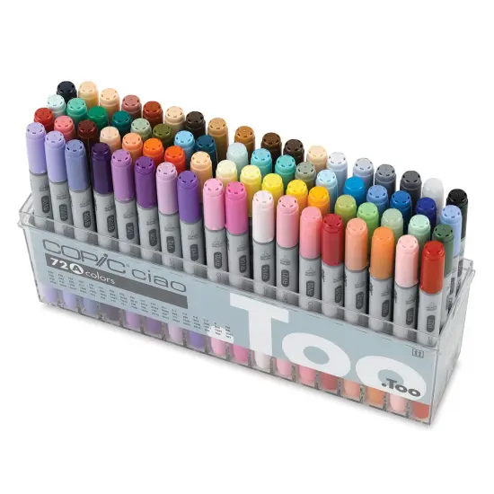Copic Ciao Double Ended Marker Set - Set A, Set of 72 {1}