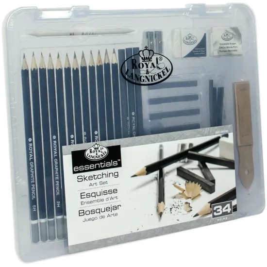 Royal & Langnickel(R) essentials(TM) Clear View Art Set-Sketching {2}