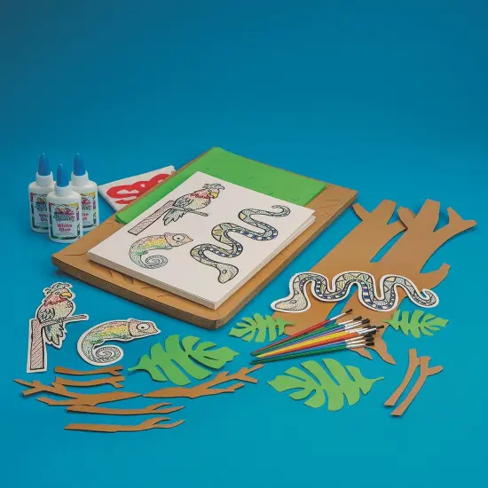 Paint-a-Dot&trade; Rainforest Animals Craft Kit (Pack of 24) {2}