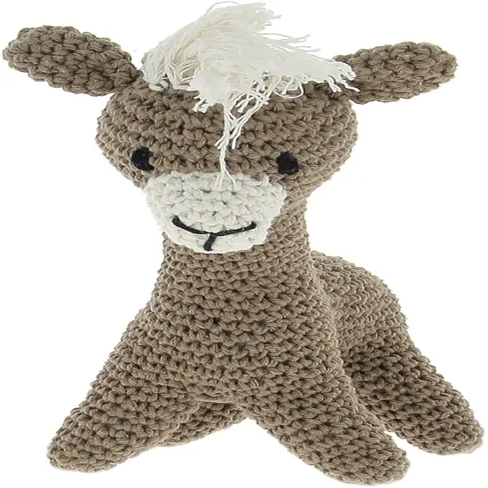 Hoooked Amigurumi DIY Kit W/Eco Barbante Yarn-Llama Laurie {5}
