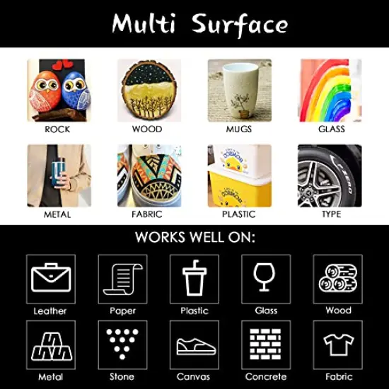 12 Pieces Silver Metallic Markers, Fine Point Silver Metallic Marker Pens for Adult Coloring, Black Paper, Scrapbook, Artist Illustration, Crafts, Gift Card Making, Fabric, Photo Album {3}