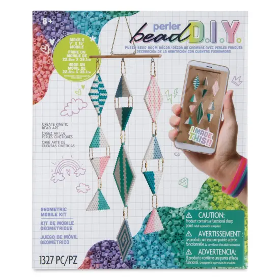 Perler Bead D.I.Y. Geometric Mobile Activity Kit {1}