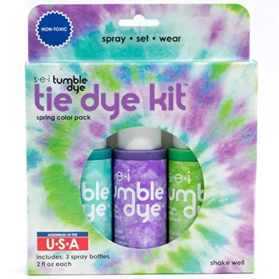 Spring Tie-Dye Kit, Fabric Dye Spray, 3 Colors {2}