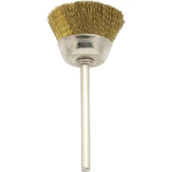 Brass Wire Cup Brush for Cleaning Rust Removal Dia: 1" CMB100 {4}