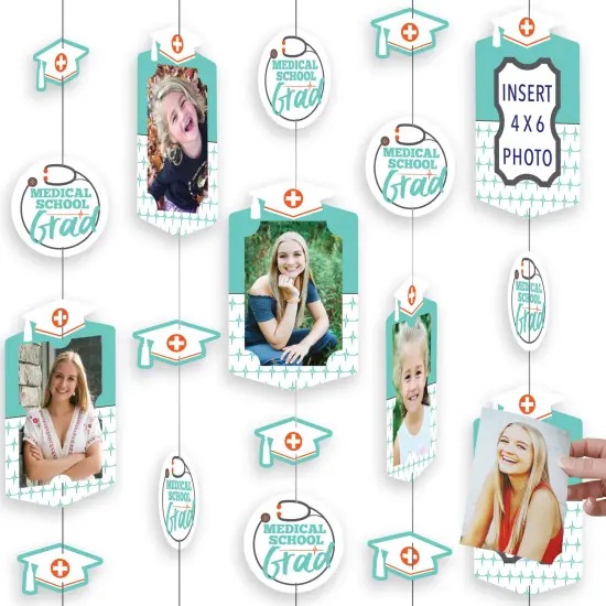 Big Dot of Happiness Medical School Graduation Party Vertical Photo Garland 35 Pieces {1}
