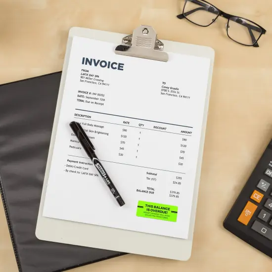 Avery Printable Address Labels with Sure Feed, 1" x 2-5/8", Assorted Neon (Magenta, Green and Yellow), 450 Blank Mailing Labels for Laser and Inkjet Printers (5979) {4}