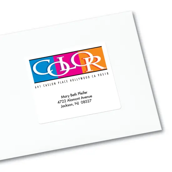 Avery White Shipping Labels, Sure Feed Technology, Permanent Adhesive,3-1/3" x 4", 120 Labels (8254) {6}