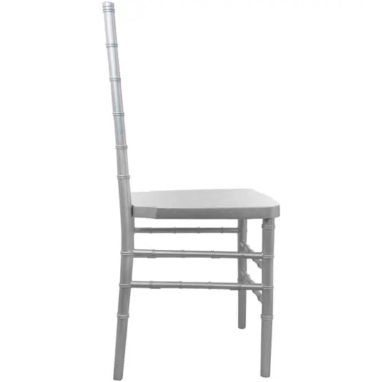 Emma and Oliver Resin Chiavari Chair Silver {4}