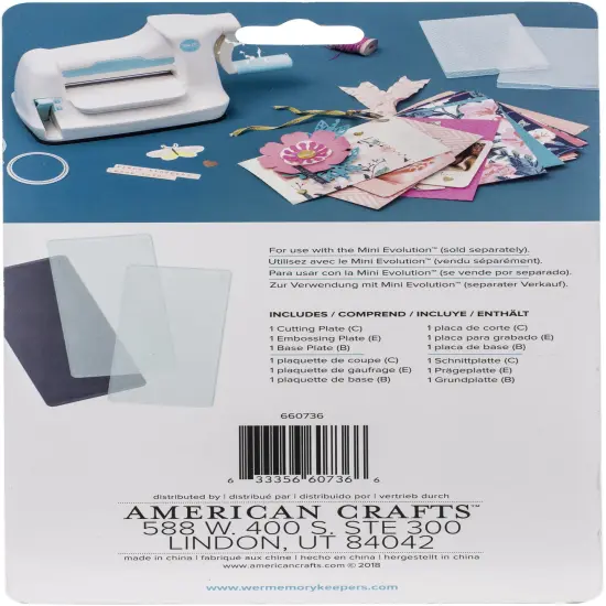 Mini Evolution Replacement Plates 3/Pkg-For 661629 & 60000003 {4}