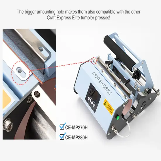 3-in-1 Two Station Mug Press Press - Blue {4}