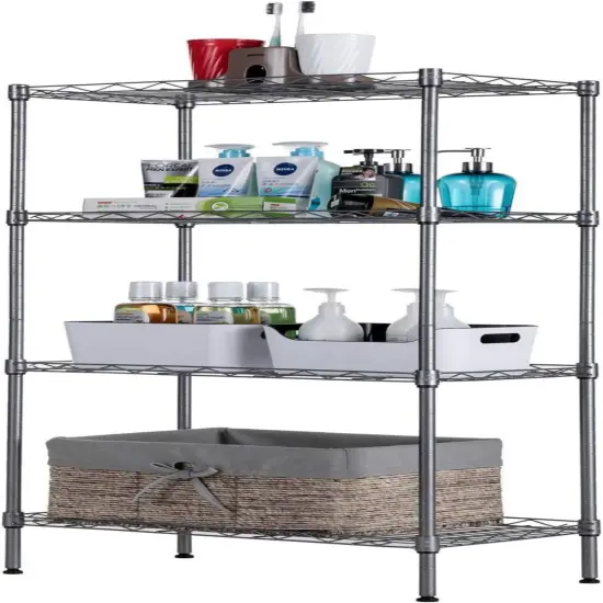 Kitcheniva Adjustable 4 Tier Corner Shelves Organizer {1}