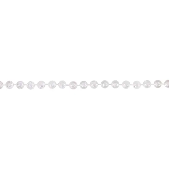 Northlight Commercial Beaded Christmas Garland - 100' x .25" - Iridescent - Unlit Clear {5}