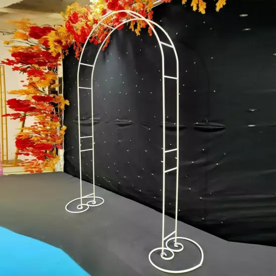 7.5Ft Lightweight Metal Arch Wedding Garden Bridal Party Arbor Arches Prom Decor {3}