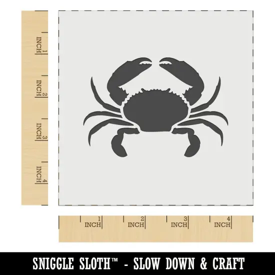 Crab Beach Ocean Wall Cookie DIY Craft Reusable Stencil {7}