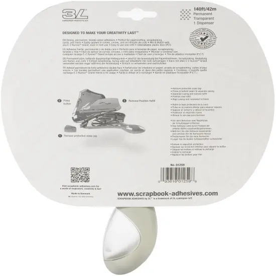 Scrapbook Adhesives E-Z Runner Grand Adhesive-Permanent, .3"X140' {2}