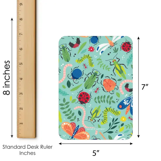 Big Dot of Happiness Buggin' Out - Picture Bingo Cards and Markers - Bugs Birthday Party Bingo Game - Set of 18 {6}