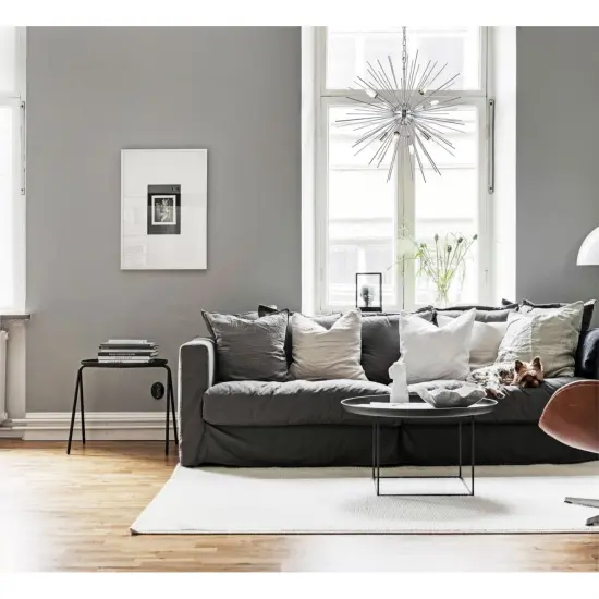 Timber 8 light Chrome Pendant {2}