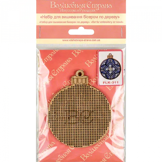 Bead embroidery kit on wood FLK-311 {3}