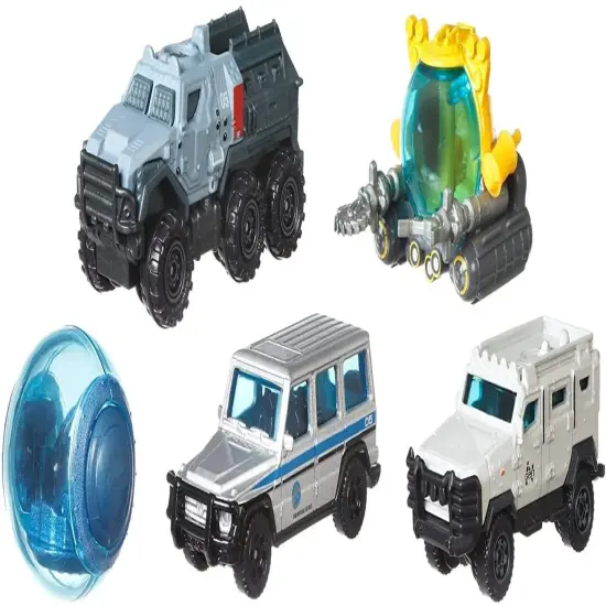 Jurassic World Matchbox Die-Cast Vehicle 5-Pack | Island Transport Team {1}