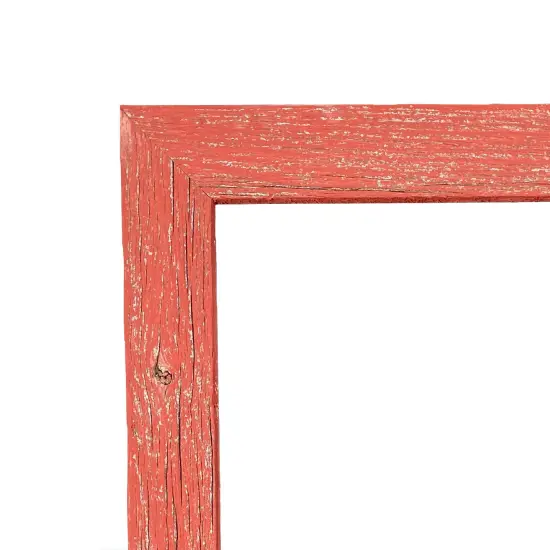 Rustic Farmhouse Standard Tabletop Reclaimed Wood Picture Frame Red {2}