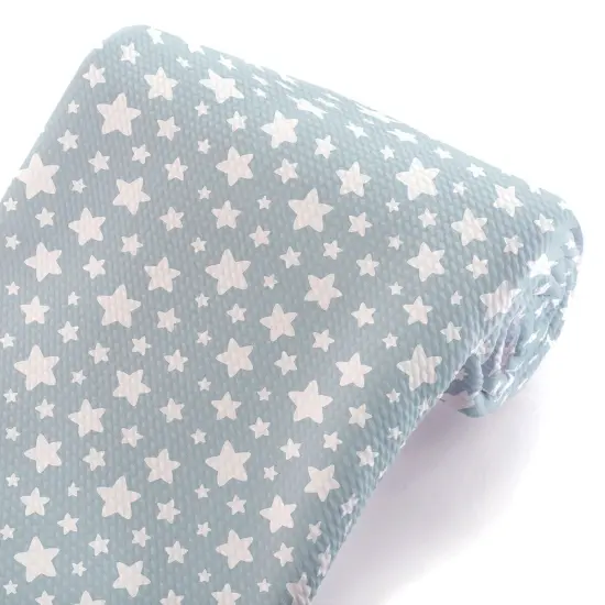 Dusty Blue Ditsy Stars Bullet Fabric 1 yard {5}