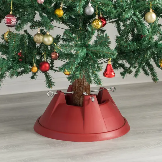 Christmas Tree Stand With Screw Fastener, Plastic Green {11}