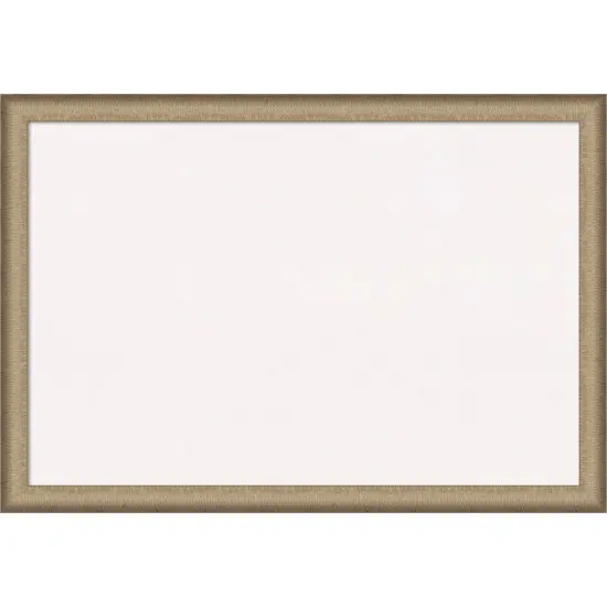 Elegant Brushed Narrow Framed Corkboard, White Cork Pewter {7}