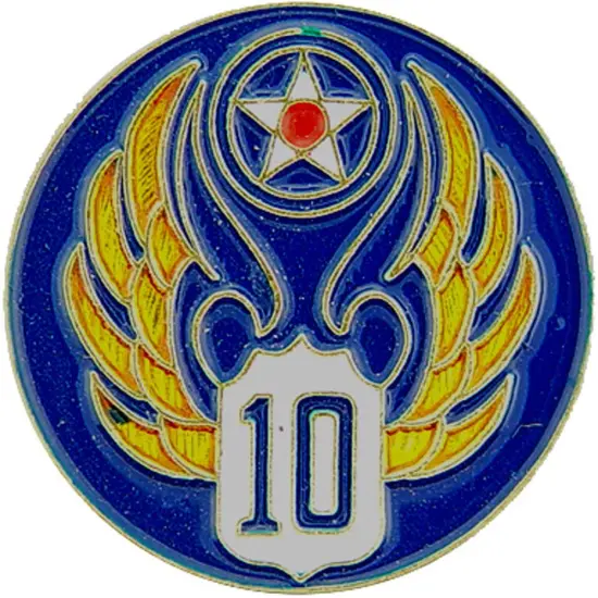 EagleEmblems P14695 PIN-USAF,010TH (1'') {1}