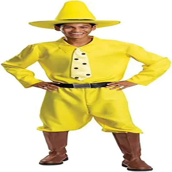 Curious George Person In The Yellow Hat Adult Costume {4}