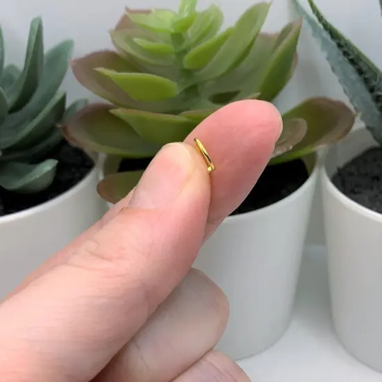 100, 500 or 1,000 Pieces: 7 mm Gold Plated Jump Rings, 21g {4}