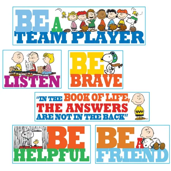 Peanuts&reg; Be The Best You Can Be Bulletin Board Set {1}