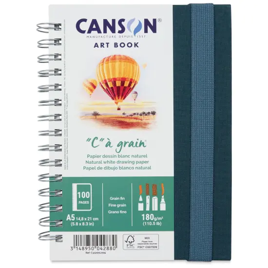 Canson C' a Grain Drawing Art Book - 5-7/8" x 8-1/4", 50 Sheets {1}