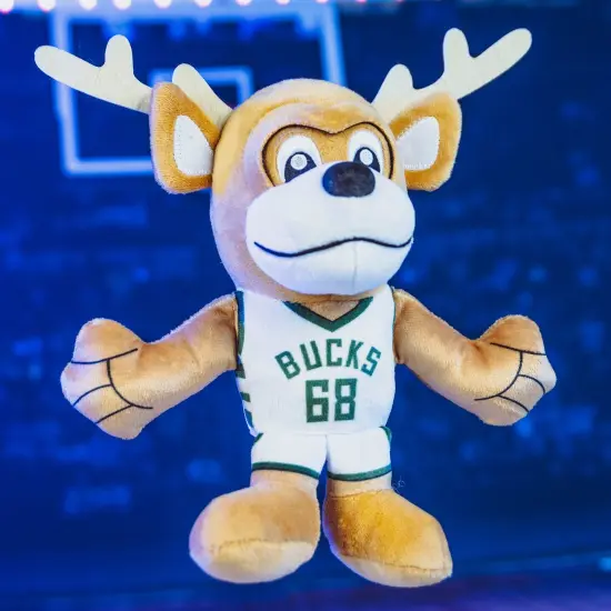 Bleacher Creatures Milwaukee Bucks Bango 8" Mascot Kuricha Plush (Association Uniform) {2}