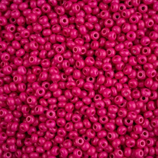 John Bead 6/0 Terra Intensive Matte Czech Glass Seed Beads, 500g Pink {1}