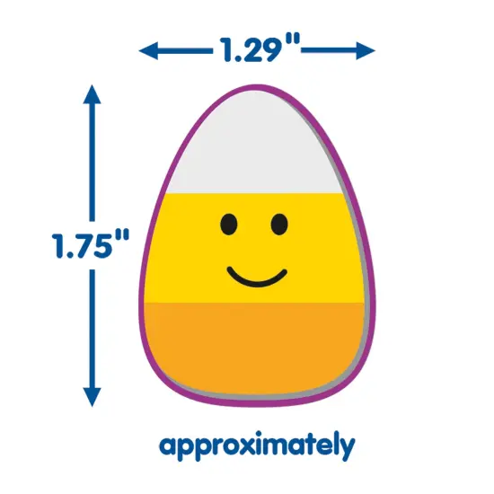 Candy Corn Giant Stickers, 36 Per Pack, 12 Packs {3}