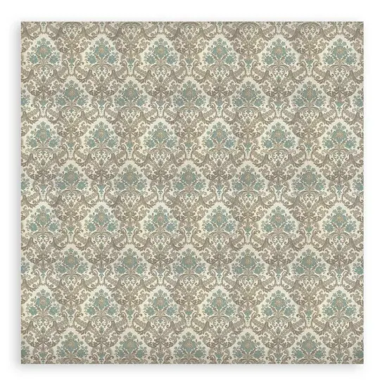 Stamperia Polyester Fabric 12'X12" 4/Pkg-Voyages Fantastiques {6}