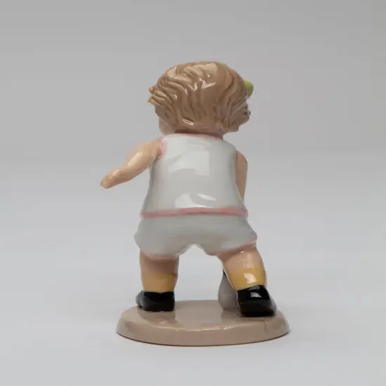 Ceramic Bowling Girl Figurine, Home D&eacute;cor, Gift for Her, Gift for Mom, Gift for Daughter {4}