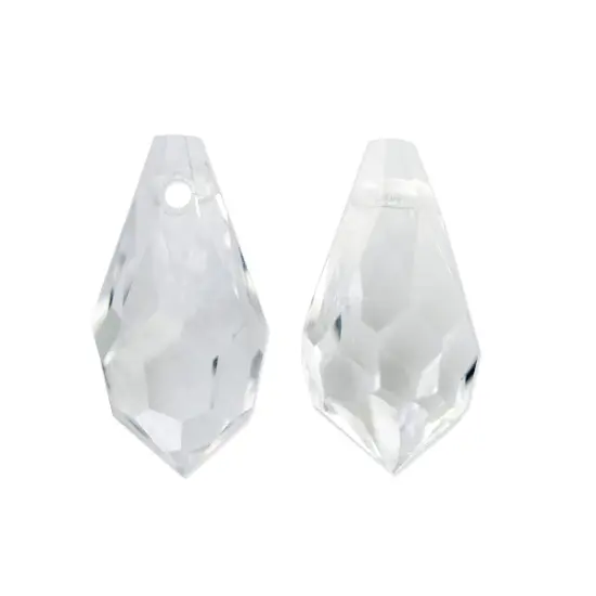 Preciosa Crystal 984 Drop Pendant 11x5.5mm Crystal (Package of 5) {1}
