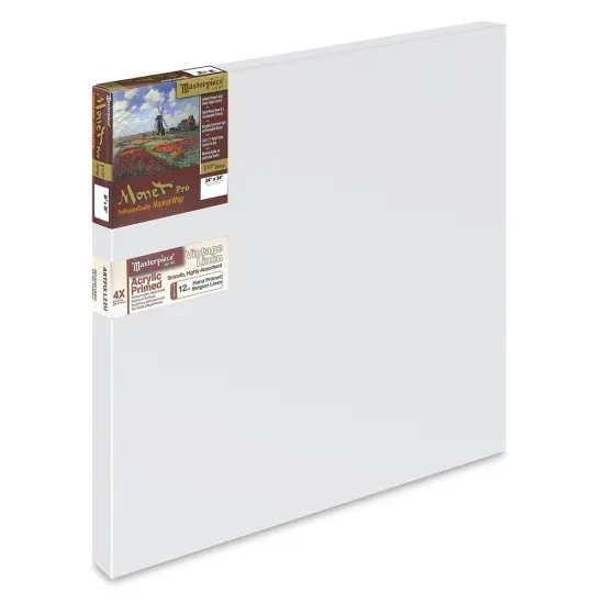 Masterpiece Monet Pro Artfix Linen Canvas - 24" x 24", Acrylic Primed {1}