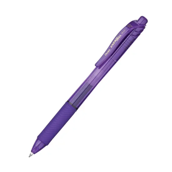 EnerGel-X&trade; Retractable Liquid Gel Pen, Violet, Pack of 12 {2}