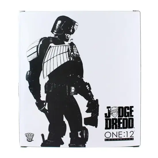 Judge Dredd One:12 Collective Action Figure Black and White NYCC Exclusive {3}