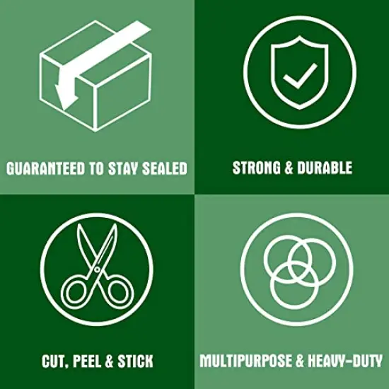 Heavy Duty Clear Packing Tape 18 Rolls for Shipping, Moving, and Packaging Sealing Thicker Clear Tape 2 Inches Wide 65 Yards Per Roll 1170 Total Yards {3}