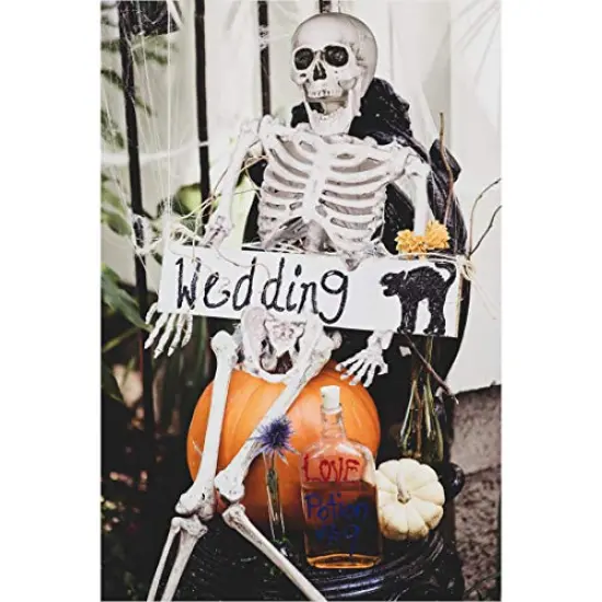 24 Inches Halloween Posable Skeleton, Full Body Skeleton Movable Joints, Plastic Bones for Hanging Halloween Decorations {4}