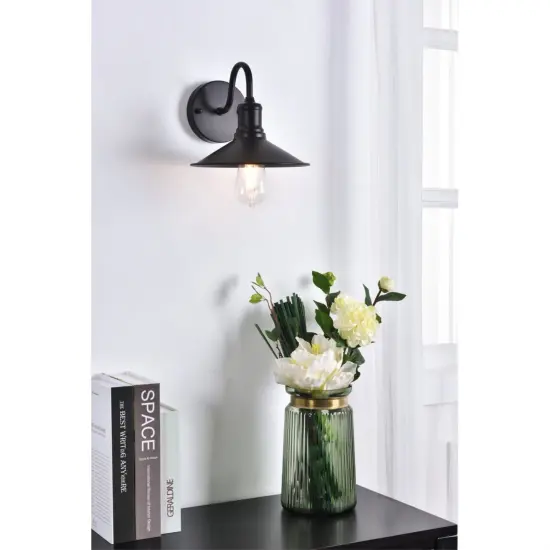 Etude 1 light black Wall Sconce {2}