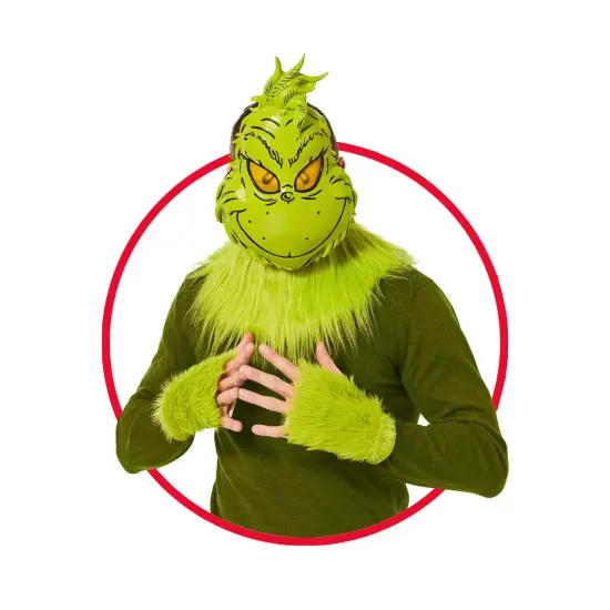 Dr Seuss Grinch Adult Costume Accessory Kit | One Size {1}
