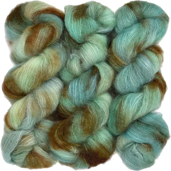 Suri Sensation Brushed Suri Alpaca: Super-Soft Lace Weight Yarn for Knit and Crochet, Non-Itchy, Pacific Northwest Hand Dyed. {1}